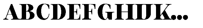 Auralic Black High Condensed Font UPPERCASE