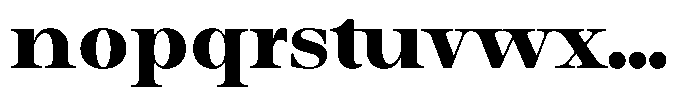 Auralic Black High Condensed Font LOWERCASE