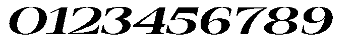 Auralic Black High Expanded Italic Font OTHER CHARS
