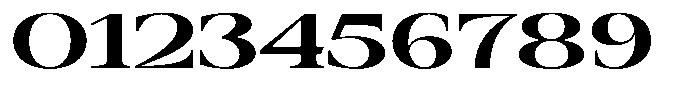 Auralic Black High Expanded Font OTHER CHARS