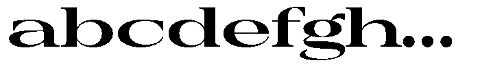 Auralic Black High Expanded FONT