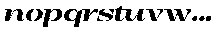 Auralic Black High Italic Font LOWERCASE