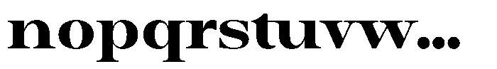 Auralic Black High Semi Condensed Font LOWERCASE