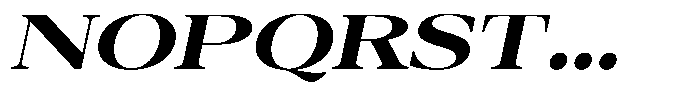 Auralic Black High Semi Expanded Italic Font UPPERCASE