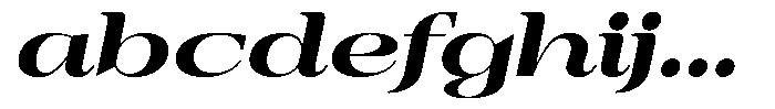 Auralic Black High Semi Expanded Italic FONT