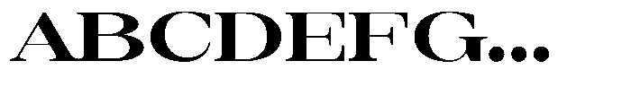 Auralic Black High Semi Font UPPERCASE