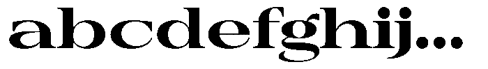 Auralic Black High Semi FONT