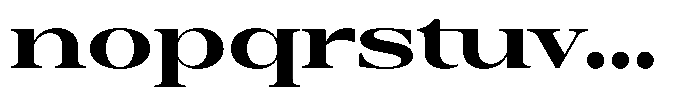 Auralic Black High Semi Font LOWERCASE