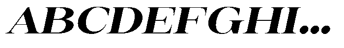 Auralic Black Italic Font UPPERCASE