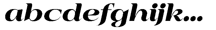 Auralic Black Italic FONT