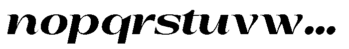 Auralic Black Italic Font LOWERCASE