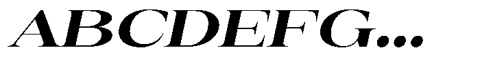 Auralic Black Semi Expanded Italic Font UPPERCASE