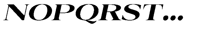 Auralic Black Semi Expanded Italic Font UPPERCASE