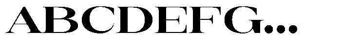 Auralic Black Semi Font UPPERCASE