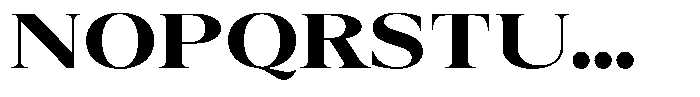 Auralic Black Font UPPERCASE