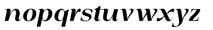 Auralic Bold Condensed Italic Font LOWERCASE