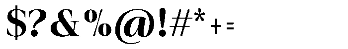 Auralic Bold Condensed Font OTHER CHARS