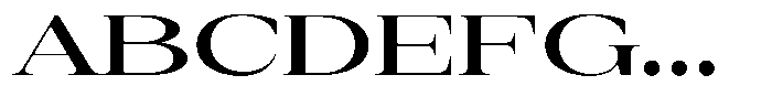 Auralic Bold Expanded Font UPPERCASE