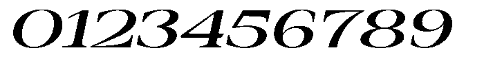 Auralic Bold High Expanded Italic Font OTHER CHARS