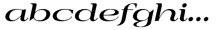 Auralic Bold High Expanded Italic FONT