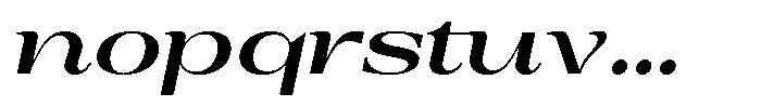 Auralic Bold High Sem Exp Italic Font LOWERCASE