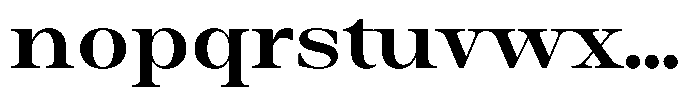 Auralic Bold High Semi Condensed Font LOWERCASE