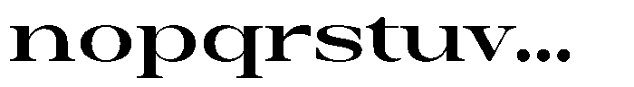 Auralic Bold High Semi Font LOWERCASE