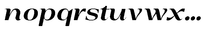 Auralic Bold Semi Condensed Italic Font LOWERCASE