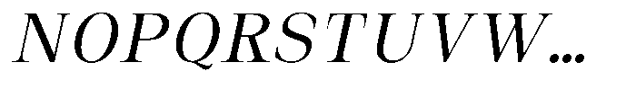 Auralic Condensed Italic Font UPPERCASE