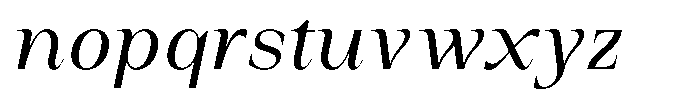 Auralic Condensed Italic Font LOWERCASE