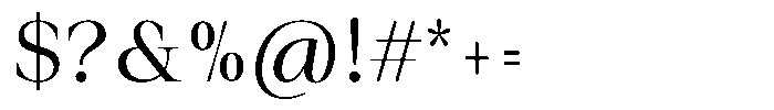 Auralic Condensed Font OTHER CHARS