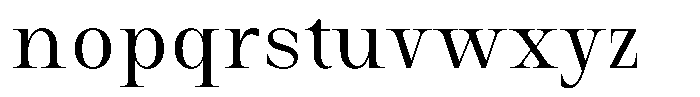 Auralic Condensed Font LOWERCASE
