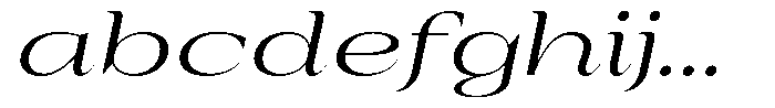 Auralic Expanded Italic FONT