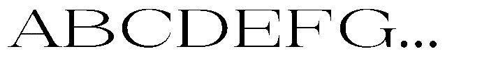 Auralic Expanded Font UPPERCASE