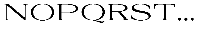Auralic Expanded Font UPPERCASE