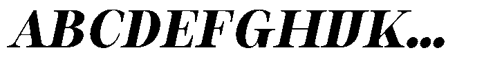 Auralic Extra Bold High Condensed Italic Font UPPERCASE