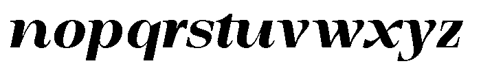 Auralic Extra Bold High Condensed Italic Font LOWERCASE