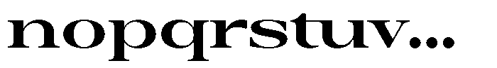 Auralic Extra Bold High Semi Font LOWERCASE