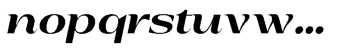 Auralic Extra Bold Italic Font LOWERCASE