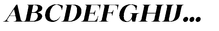 Auralic Extra Bold Semi Condensed Italic Font UPPERCASE