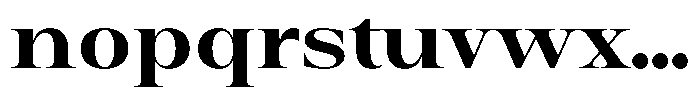 Auralic Extra Bold Semi Condensed Font LOWERCASE
