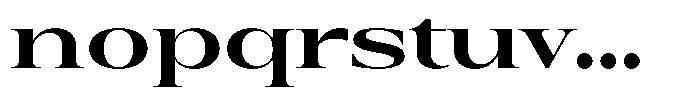 Auralic Extra Bold Semi Font LOWERCASE