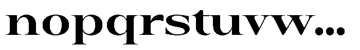 Auralic Extra Bold Font LOWERCASE