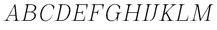 Auralic Extra Light Condensed Italic Font UPPERCASE