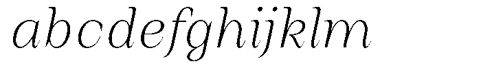 Auralic Extra Light Condensed Italic FONT