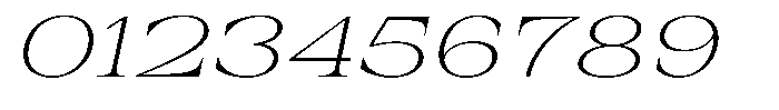 Auralic Extra Light Expanded Italic Font OTHER CHARS