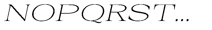 Auralic Extra Light Expanded Italic Font UPPERCASE