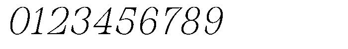 Auralic Extra Light High Condensed Italic Font OTHER CHARS