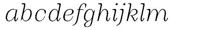 Auralic Extra Light High Condensed Italic FONT