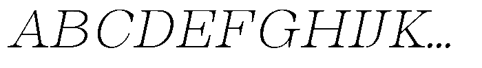 Auralic Extra Light High Semi Condensed Italic Font UPPERCASE